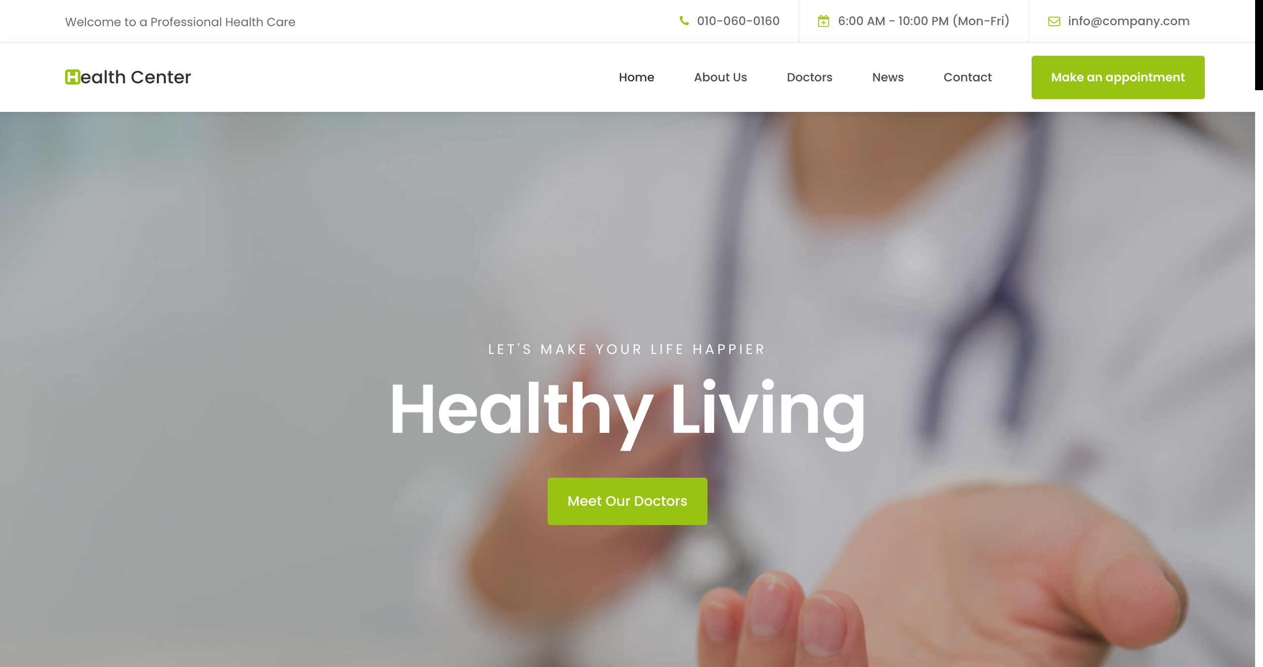 Health Care Screenshot